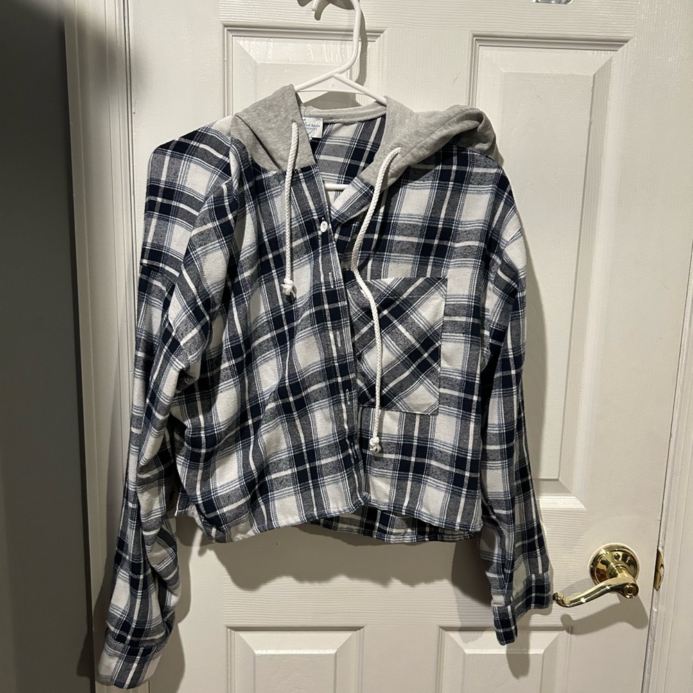 Hooded flannel